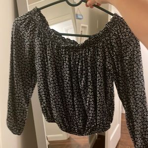 Off the shoulder brandy Melville top